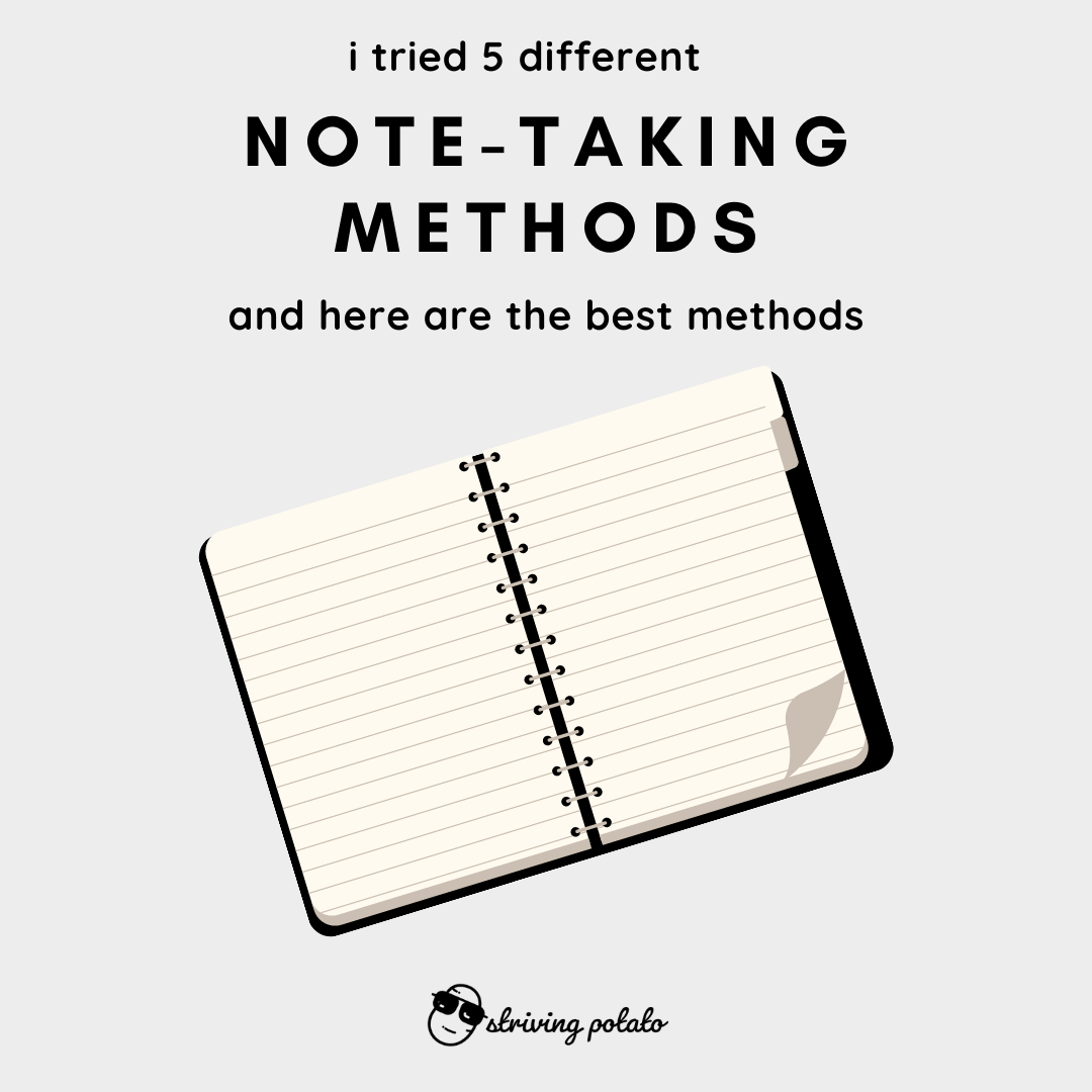 5 easy NoteTaking Methods you can try this semester