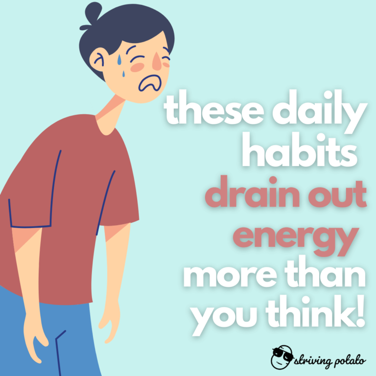 These bad daily habits drain out energy more than you think (+ the solution)